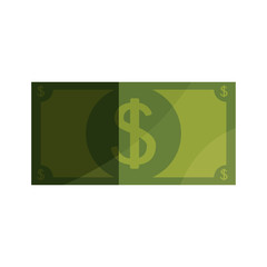 bill dollar isolated icon