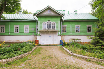 Fototapeta na wymiar Spaso-Preobrazhensky Monastery Mirozhsky in Pskov