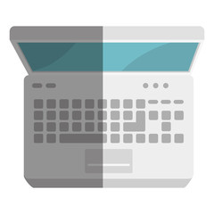 computer laptop isolated icon