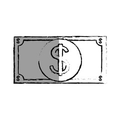 bill dollar isolated icon