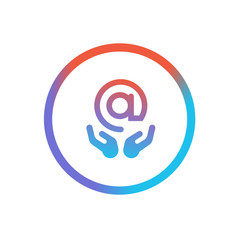 Line App Design Three Colors