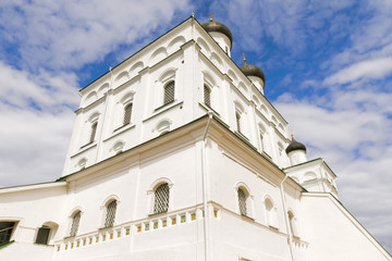 Kremlin in the city of Pskov.