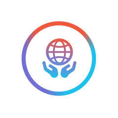 Line App Design Three Colors