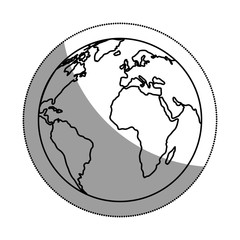 world planet earth icon