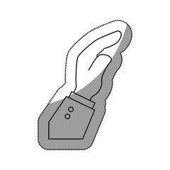 hand human isolated icon