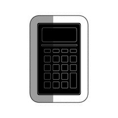 calculator math isolated icon