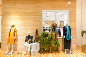 interior of shopping mall