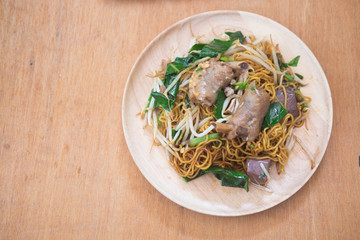 Thai style chicken noodles