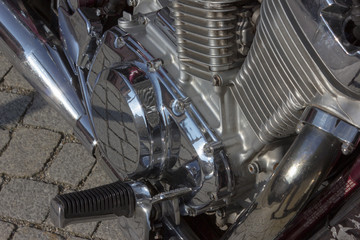 chrome bike parts