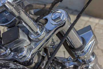 chrome bike parts