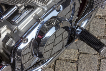 chrome bike parts