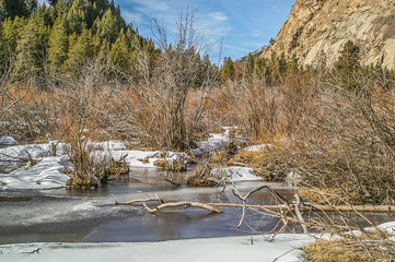 Partially Frozen Creek 