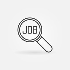 Job search concept icon