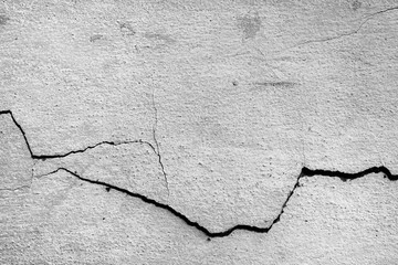 Obraz premium Crack old wall close up background.