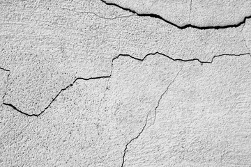 Crack old wall close up background.