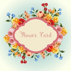 flower card
