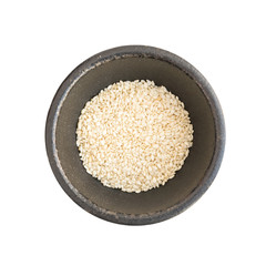 White Sesame Seeds Isolated