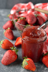 Natural strawberry jam