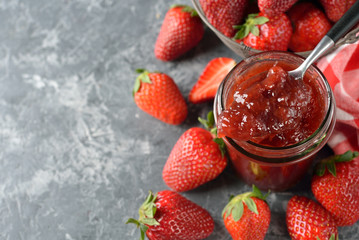 Natural strawberry jam