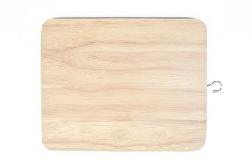 chopping board isolated on white background