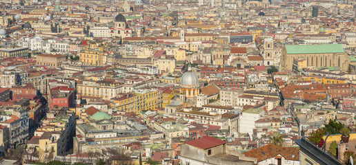 Obraz premium Napoli, Italy. Wonderful landscape on the city and its districts