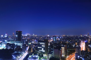Obraz premium Tokyo night view