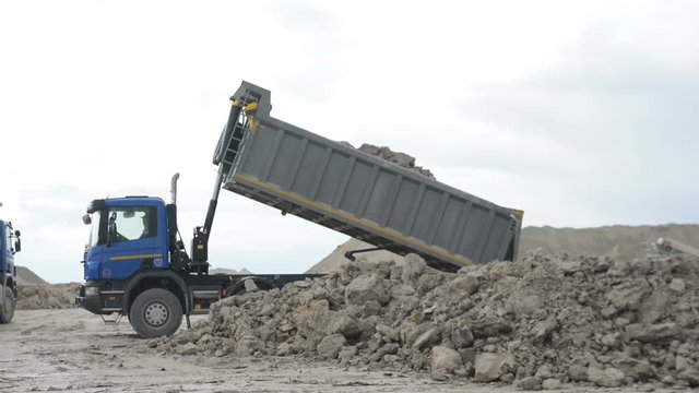 Mining dump truck