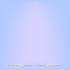 голубой фон с ландышем, векторная иллюстрация
