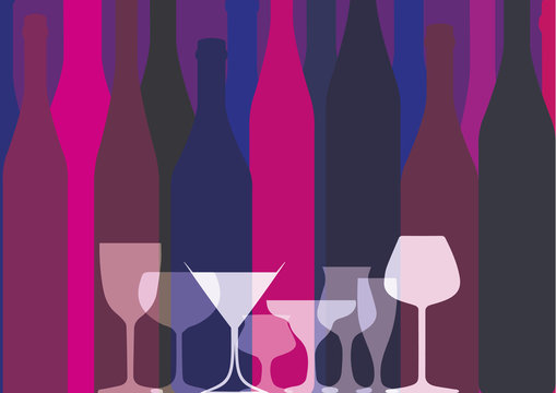 Wine background vector