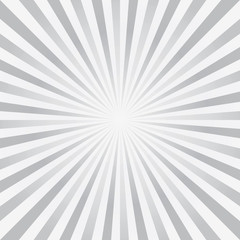 Abstract light Gray rays background. Vector EPS 10, cmyk