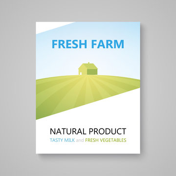 Poster of Advertising Booklet for Farm Company