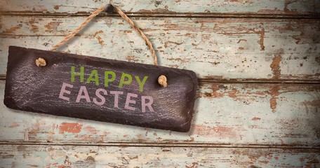 Composite image of easter greeting