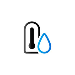 Duo Tone Icon - Thermometer