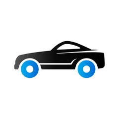 Duo Tone Icon - Sport car