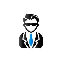 Duo Tone Icon - Businessman