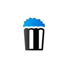 Duo Tone Icon - Popcorn