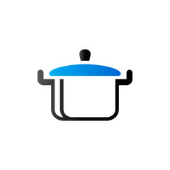 Duo Tone Icon - Cooking pan