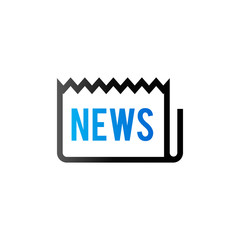 Duo Tone Icon - Newspaper