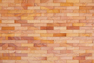 Abstract background texture of brown brick wall