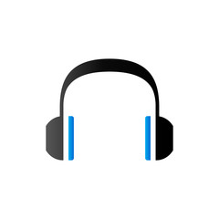 Duo Tone Icon - Headset Audio