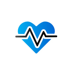 Duo Tone Icon - Heart rate