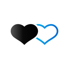Duo Tone Icon - Love Couple