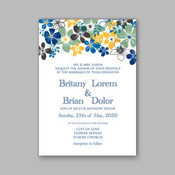  Peony Wedding Invitation Floral Bridal Wreath chrysanthemum flower Anemone, privet berry, currant berry vector illustration watercolor style Romantic invitation marriage, birthday, Valentine's day.