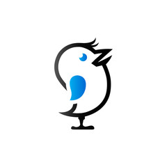 Duo Tone Icon - Bird