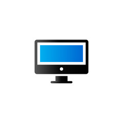 Duo Tone Icon - Desktop Computer