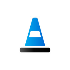 Duo Tone Icon - Traffic cone