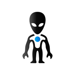 Duo Tone Icon - Alien