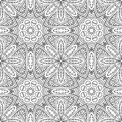 Seamless colorful background. Ethnic motives. Coloring Zentagl