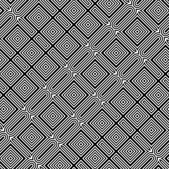 Design seamless monochrome geometric pattern