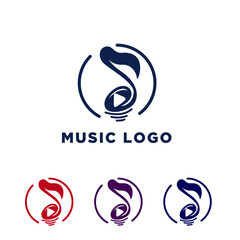 music play icon logo